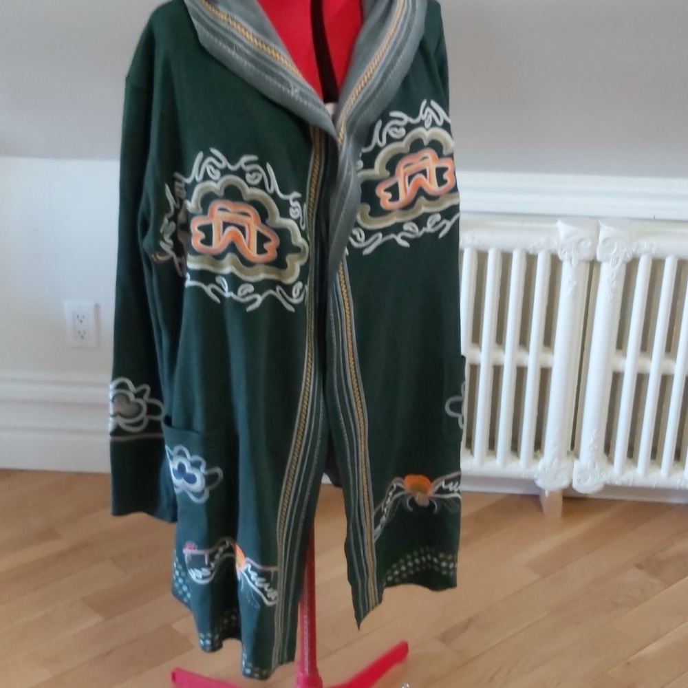 Fabulous embroidered open cardigan